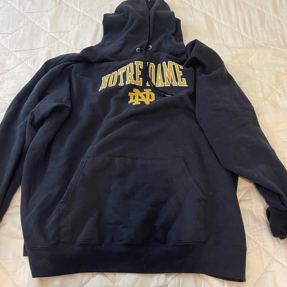 Champion Notre Dame Hoodie Oversized 2XL